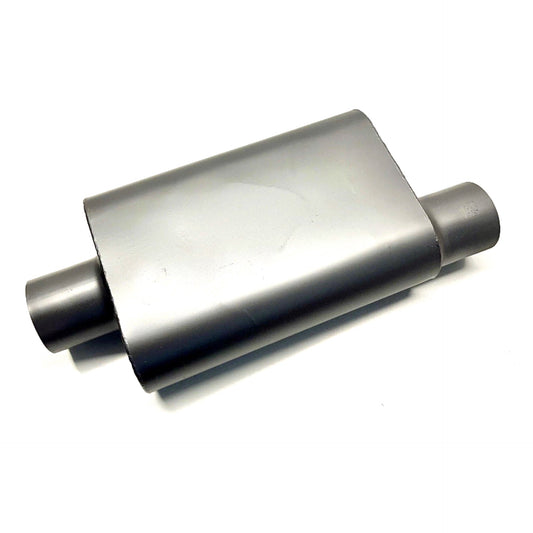 SpeedFX Performance Exhaust Muffler 3” Single Offset Inlet w/ 3" Center Outlet